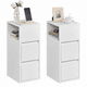 thumbnail image 4 of Set de 2 Veladores Blancos Langnes, 4 of 8