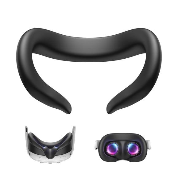 KIWI Design F3 Cubierta facial de silicona para Meta Quest 3