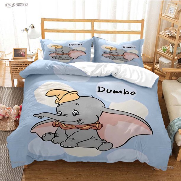 DumboCute All Season Duvet Cover Comforter Bedding set Soft Quilt Cover and Pillowcases