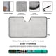 thumbnail image 2 of Carl el Coleccionista Parasol para Parabrisas Delantero Protector Plegable, Visera Solar para Auto Bloquea Rayos UV Mantiene tu Vehículo Fresco 130cm*70cm, 2 of 6