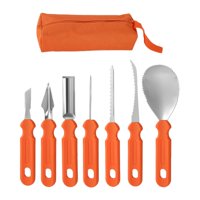 Bothyi - Kit De 7 Piezas Para Tallar Calabazas De Halloween, Decoraciones Profesionales Con Bolsa De Almacenamiento