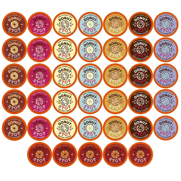 Cápsulas de café con sabor a rosquilla, con sabor a rosquilla, 40 unidades, 2.0 K-Cup