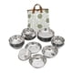 thumbnail image 2 of 20 piezas vajilla para acampada, juego de platos y cuencos, organizador con bolsa de almacenamiento, Kit de comedor para acampar, actividades al aire, 2 of 5