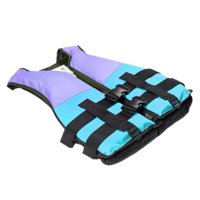Magideal - Chaleco Salvavidas Con Soporte De Flotabilidad, Impermeable, Con Correas Ajustables, Para Regalo En El Mar. Xl Adulto Azul Púrpura