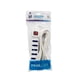 thumbnail image 3 of Extension Alargador 6 Entradas 3mts Blanco 3163b, 3 of 5