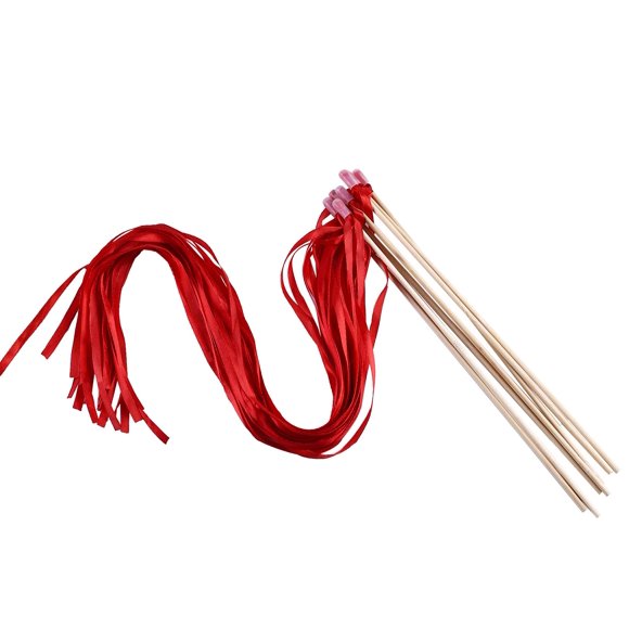 Varitas de cinta roja Wishprom 61 cm 30 piezas