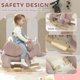 thumbnail image 5 of Caballo Mecedor para Bebé Qaba con Elefante, Peluche con Sonido Realista y Cinturón de Seguridad, Montable para Niños de 18‑36 meses, Rosa, 5 of 9