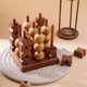 thumbnail image 5 of Juego de mesa Tic Tac Toe Ajuny 3D de madera para interiores y exteriores, 5 of 9