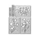 thumbnail image 2 of Troqueles metálicos Lauboruan, 3 piezas, marco de flores, 13 x 11 cm, 2 of 8