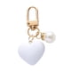 thumbnail image 3 of Llavero Con Forma De Corazón, Regalo Creativo Para Llavero, Mochila, Bolso, Decoración, Llavero, Blanco, 3 of 5