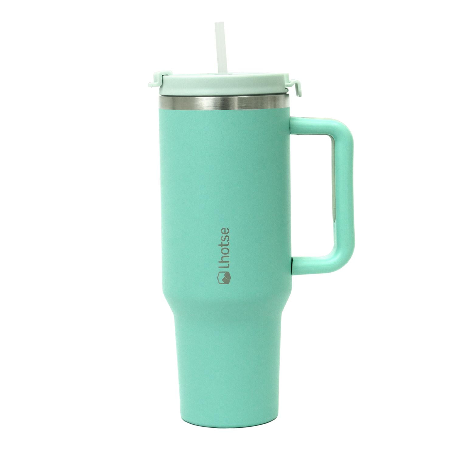Vaso Térmico Tumbler 1180ml Acero Inoxidable Con Tapa Lhotse Verde Claro