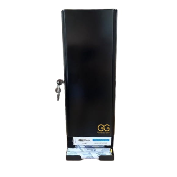 Dispensador GG Golden Group SD5000BK Negro Acero para tampones y toallas sanitarias