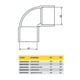 thumbnail image 2 of Codo para Gas So-So 3/4, 2 of 2