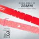 thumbnail image 4 of Cinta de Borde para Pickleball JOOLA 28x760 mm Rojo – Pack de 3, 4 of 8