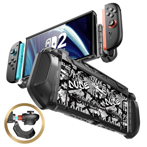 Funda Dockable Mumba para Nintendo Switch 2 de 7.9" con Agarre TPU