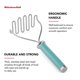 thumbnail image 4 of Masher KitchenAid Gourmet, acero inoxidable, 26 cm, color aguamarina, 4 of 6