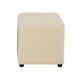 thumbnail image 2 of Set Poufs Cali Pu Beige, 2 of 3