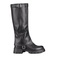 Bota Larga Mujer Eco Cuero De Moda Desmontable Weide Czy616