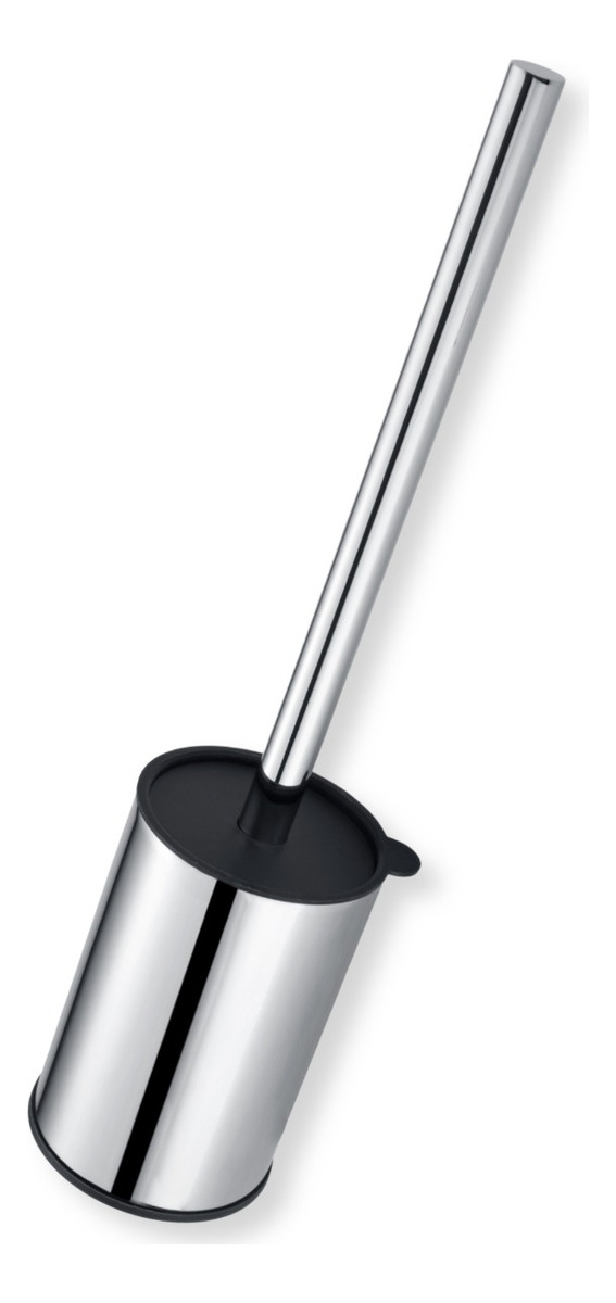 Genérico - Escobilla Inodoro Redondo Cromado Acero Inoxidable Baño