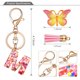 thumbnail image 3 of Llavero JINGUAZI Mariposa con Letra (M‑Rosa), 3 of 6