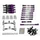 thumbnail image 5 of Kit De Metal De Repuesto Rc Soporte De Choque Para Wpl Henglong Fy Camiones Color Morado, 5 of 5