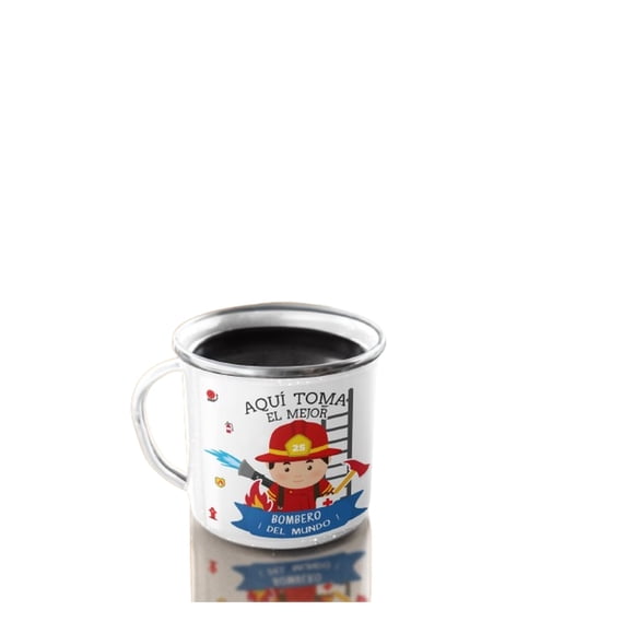 Taza Enlozada Bomberos - Héroes del Fuego H