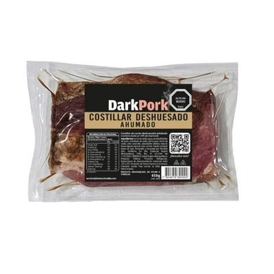 Costillar De Cerdo Deshuesado Ahumado 450 G Dark Pork