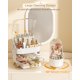 thumbnail image 5 of Organizador de maquillaje Anylady Skincare con 3 niveles en oro rosa, 5 of 8