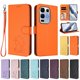thumbnail image 3 of Funda Volteable tipo Billetera con Correa para Infinix Note 50X 5G, Naranja, 3 of 6