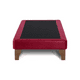 thumbnail image 2 of Base Cama Europea 1 Plaza 90x190 Cm Rojo Felpa, 2 of 3