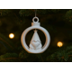 thumbnail image 1 of Bola de Navidad con Gnomo Navideño, 1 of 2