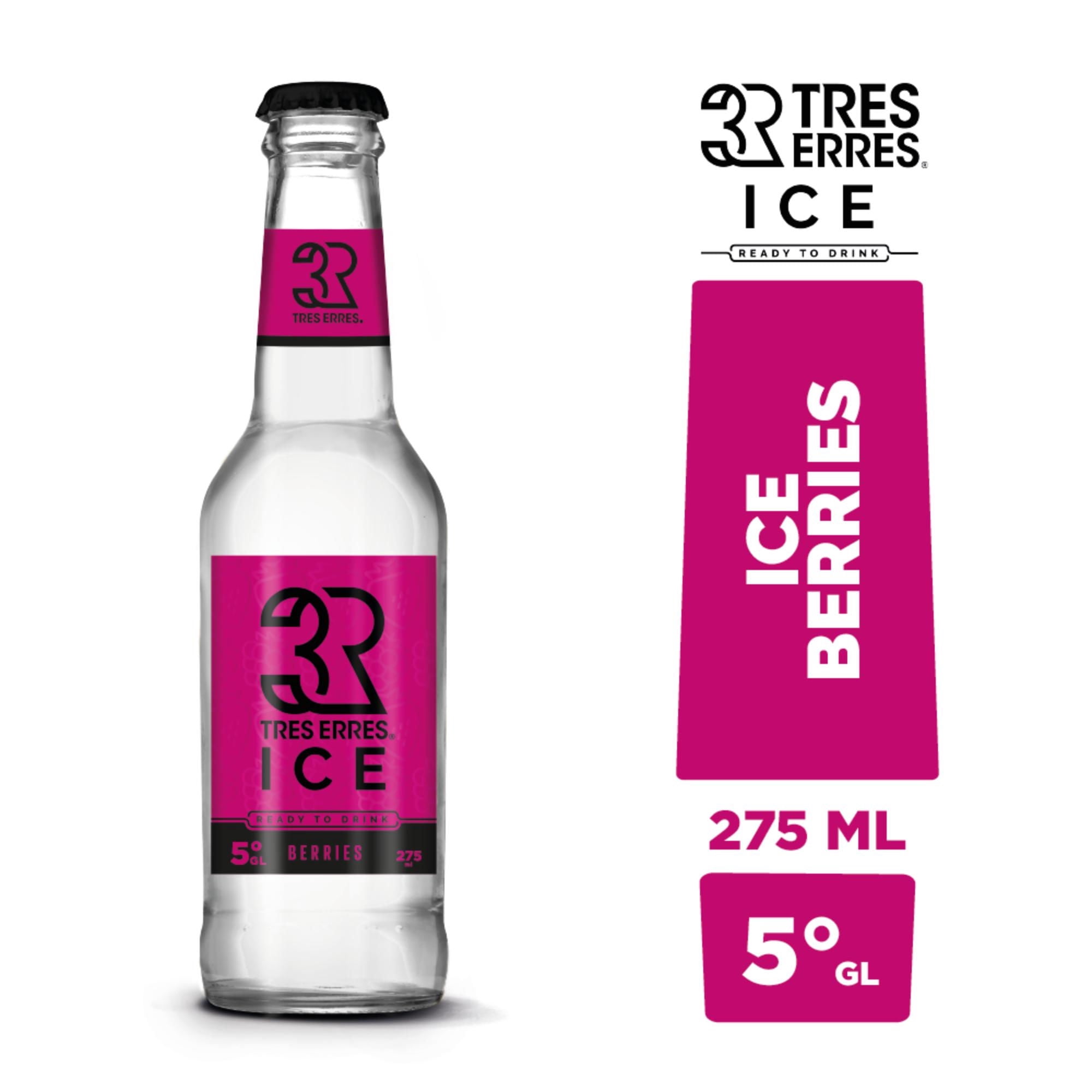 Cóctel Ice Berries 5° Botella 275 ml Tres Erres Ice