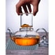 thumbnail image 4 of Tetera de vidrio transparente de 600 ml (20,3 oz) apta para estufa, con infusor extraíble, hojas sueltas y té floreciente., 4 of 6