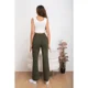 thumbnail image 4 of Pantalon Mujer Tipo Calza Flare Lanilla Tiro Alto Full Elasticado 5064, 4 of 4