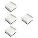 thumbnail image 2 of 4x Elevadores De Cama Almohadillas Antideslizantes Elevadores De Muebles Para Escritorio Sofá Gabinete Albaricoque 4 Cm, 2 of 5