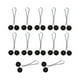thumbnail image 2 of 12X Broche Pasadores Hijab Bufanda Perla Seguridad Pin Suéter Chal Clips Negro, 2 of 3