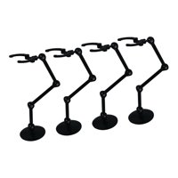 Bothyi - 4 Soportes De Exhibición De Base De Acción Para Figuras De Acción 1/144 1/100, Color Negro