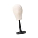 thumbnail image 3 of Cabeza De Maniquí Multifuncional Para Sombreros, Soporte Para Pelucas, Para Peluquería, Color Negro, Tamaño Mediano, 3 of 5