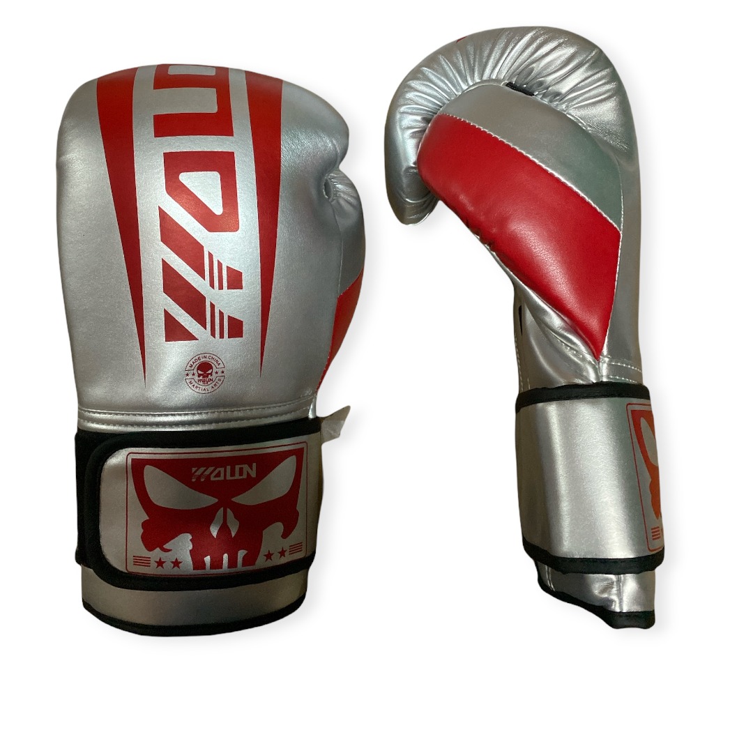 Wolon - Guantes De Box Classic Series Plata T-10 Oz