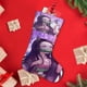 thumbnail image 4 of Nezuko Chica Cazadora de Demonios Tema: Calcetines de Navidad, fino lino blanco para colgar en escaleras y chimenea, decoración navideña para el hogar, regalo de Navidad. 45cm × 32cm, 4 of 5