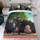 thumbnail image 4 of La Familia Addams 3 Conjunto de sábanas temático, trío de piezas, cómodo y amigable con la piel, diseño único, regalo de decoración para el hogar para familiares, amigos y fans,173cm *218cm, 4 of 6