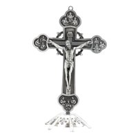 Bothyi - Crucifijo De Pie Cruz Decoración De Mesa 12 Apóstoles Estatua Adornos Lata