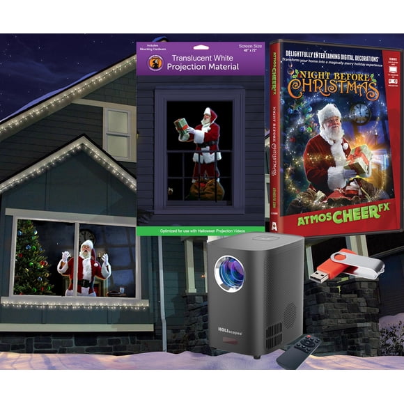 Kit de Proyector HoliScapes USB – Pantalla y Video
