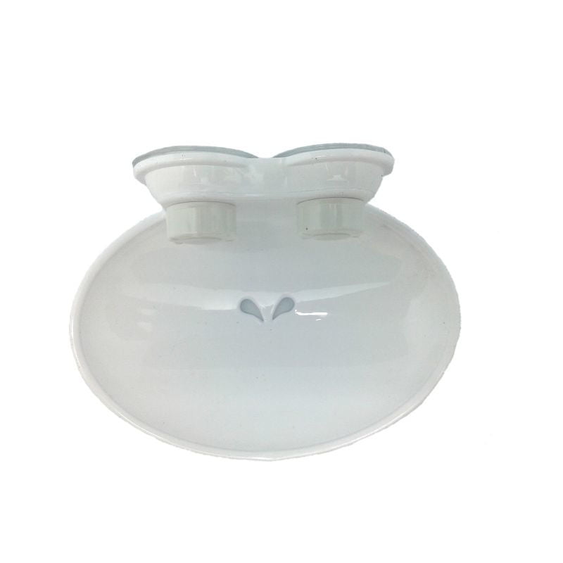 Jabonera Succión Blanca 1 Pieza Plástico Nuevo Hogar Blanco