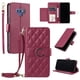 thumbnail image 5 of Funda tipo billetera FOXDOCK para Samsung Galaxy Note 9 – Tapa abatible con correa para mujer, 5 of 5