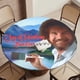 thumbnail image 5 of Bob Ross: La alegría de pintar-theme Fitted Round Tablecloths Elastic Edged Table Covers Waterproof Table Cloth for Kitchen Holiday Party Tables Decor 150cm, 5 of 6