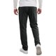 thumbnail image 3 of Pantalones de pana suaves de pierna recta con cintura de cordón ligera para hombre 32 Negro, 3 of 6