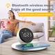 thumbnail image 4 of Reloj Despertador Bluetooth Altavoces Y Cargador Inalámbrico, 4 of 6