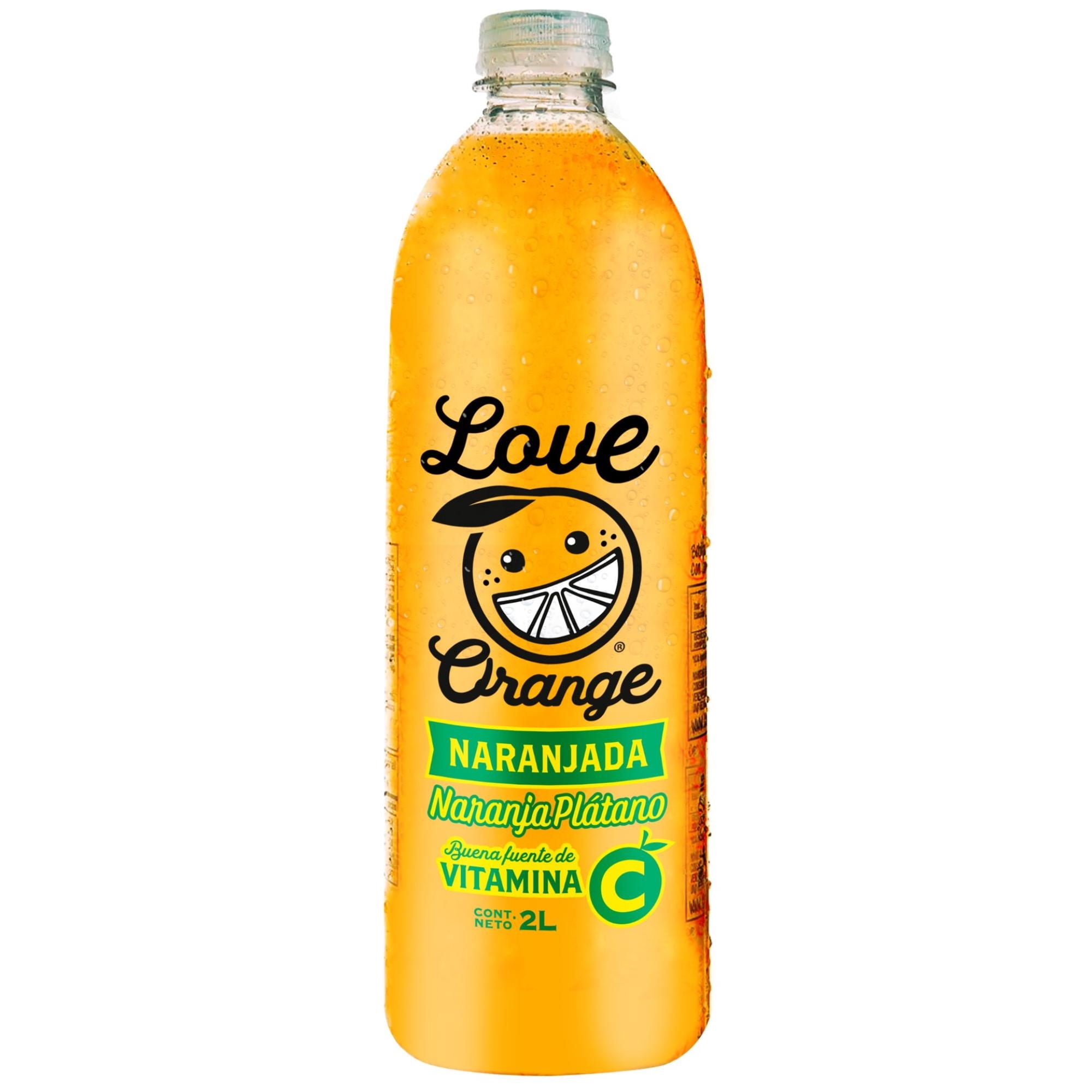 Jugo Naranja Plátano Botella 2 L Love Orange