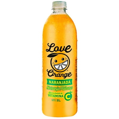 Jugo Naranja Plátano Botella 2 L Love Orange